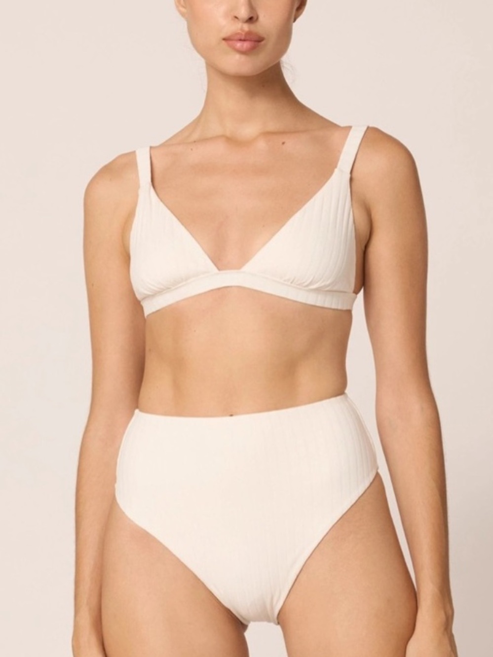 Cleobella Swim SET Katina Top Kimber Bikini Bottom Ivory Size Large